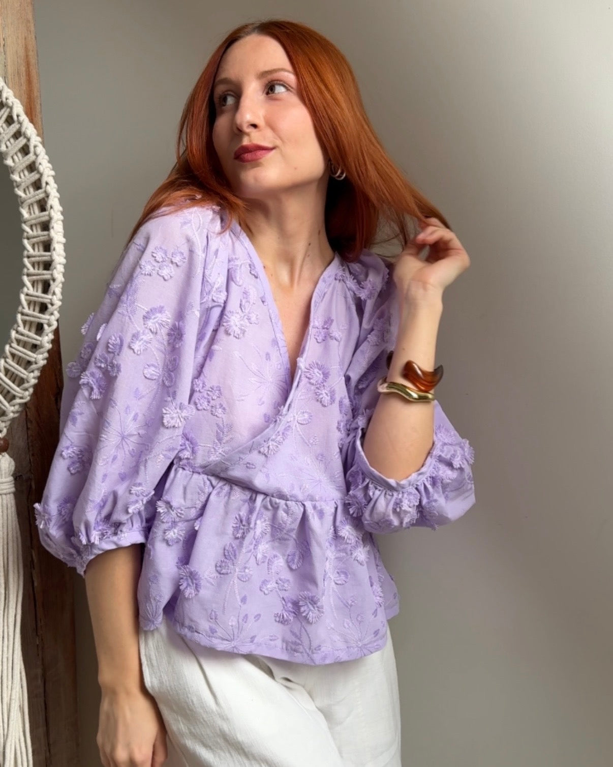 Linette Blouse Lilac