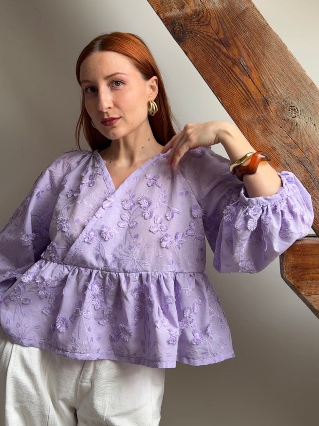 Linette Blouse Lilac