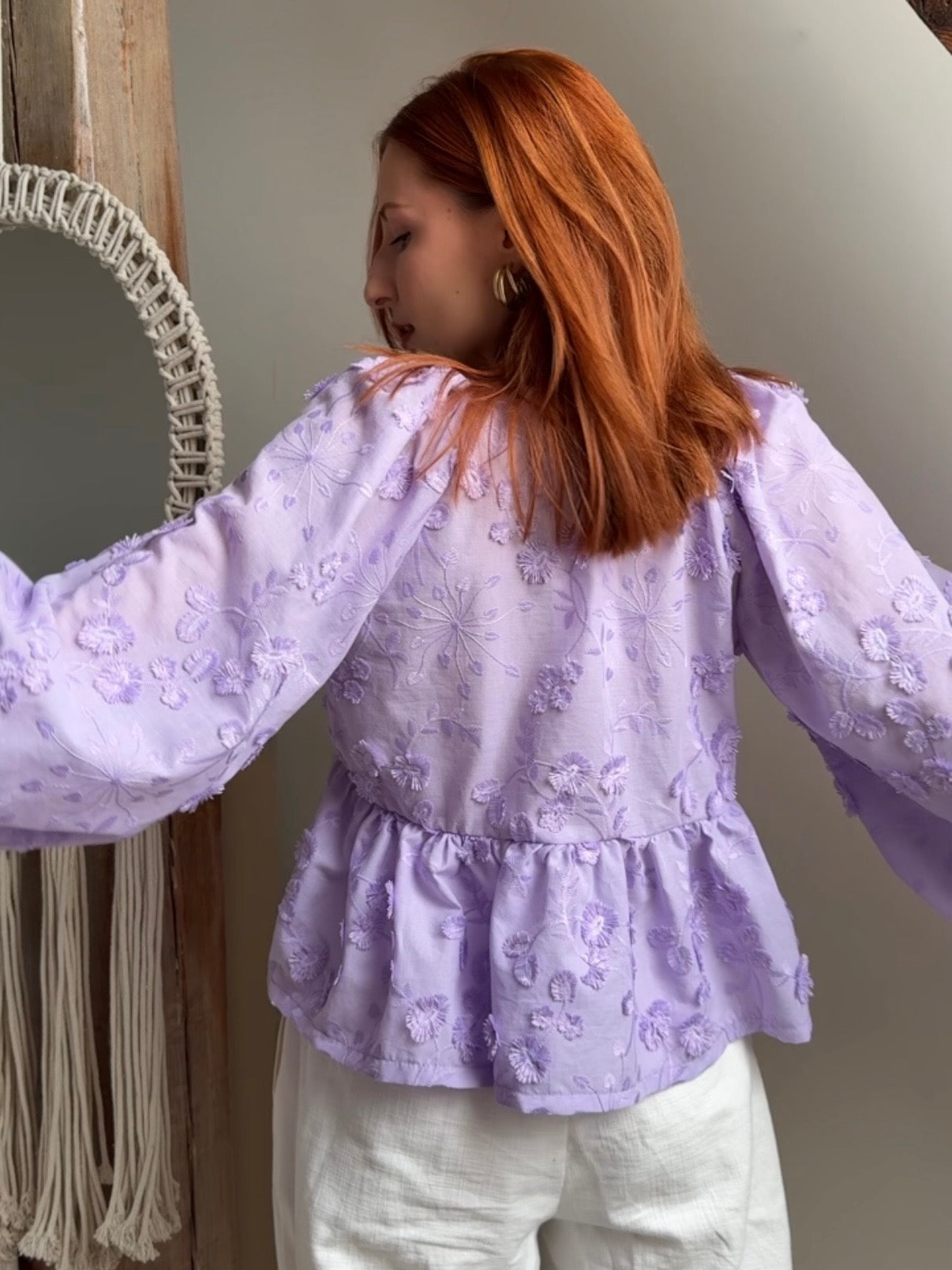 Linette Blouse Lilac