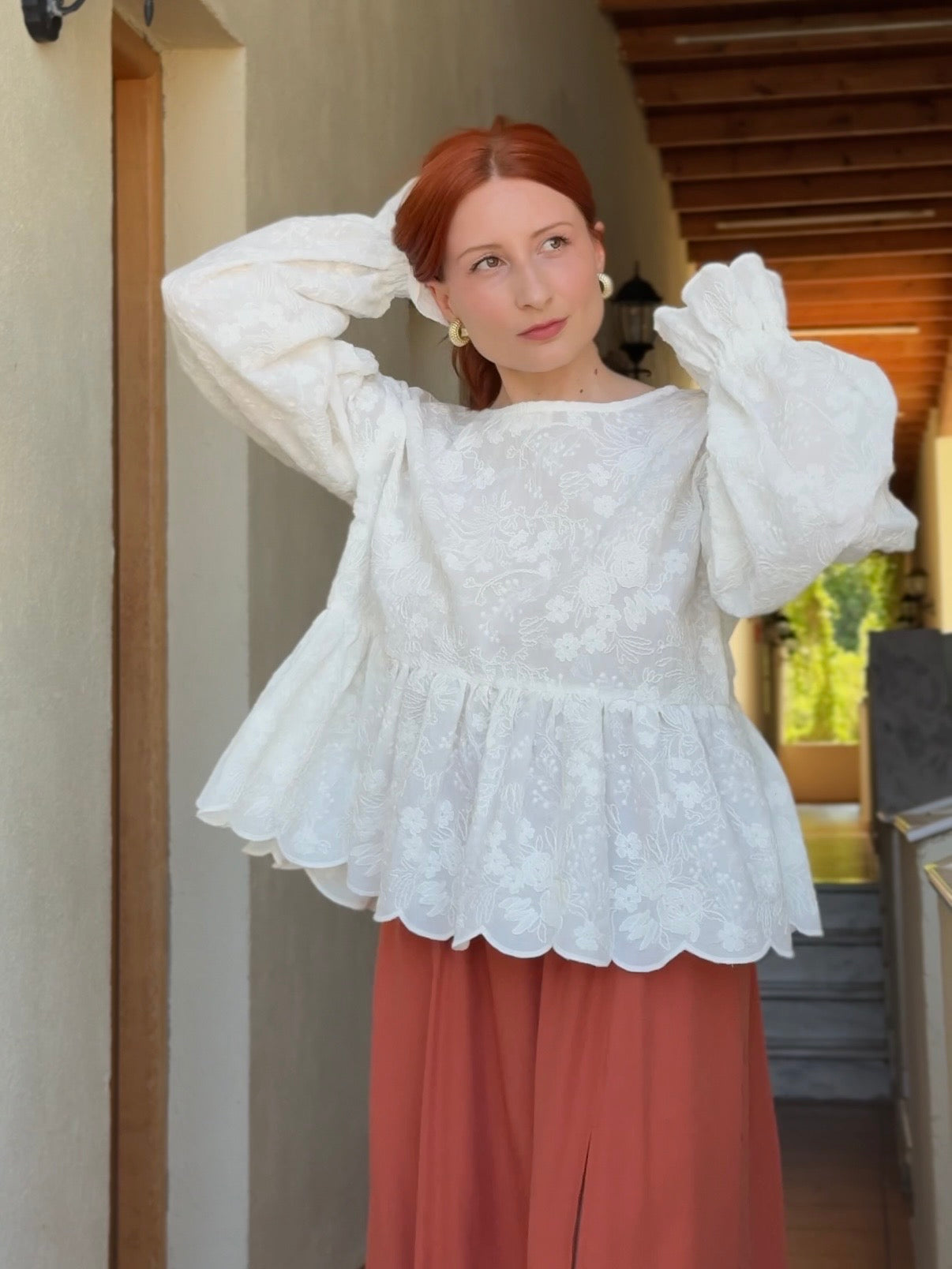 Theá Blouse Flowers