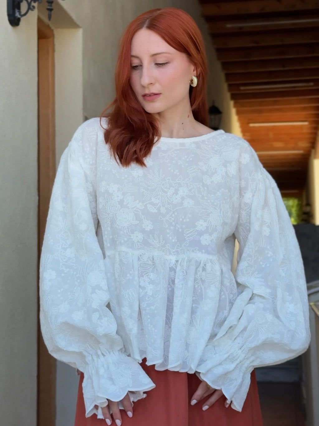 Theá Blouse Flowers