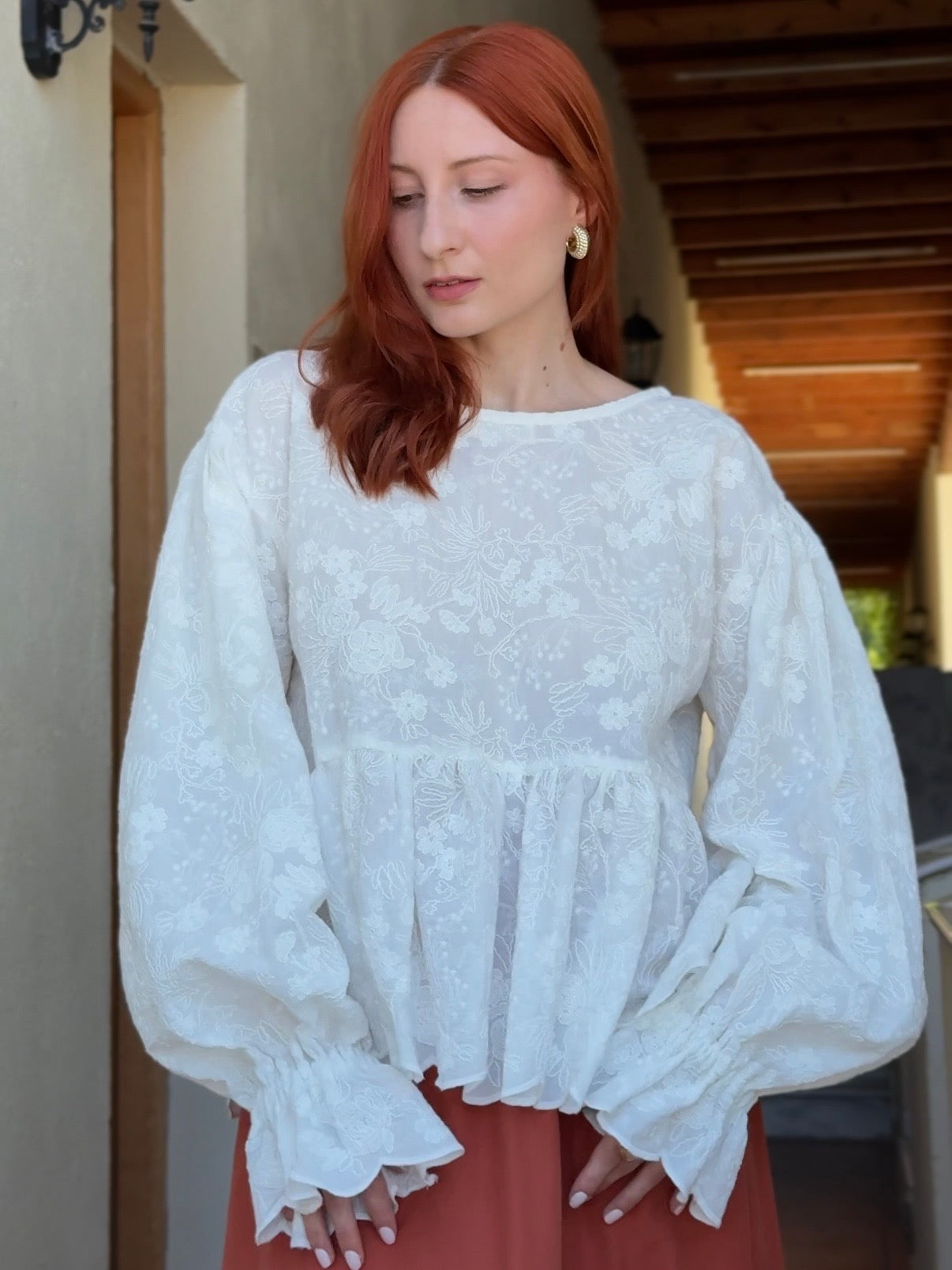 Theá Blouse Flowers