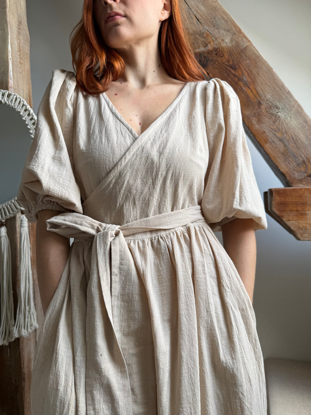 Wrap dress – vzorek