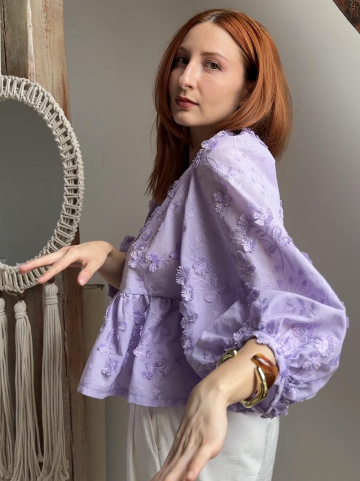 Linette Blouse Lilac